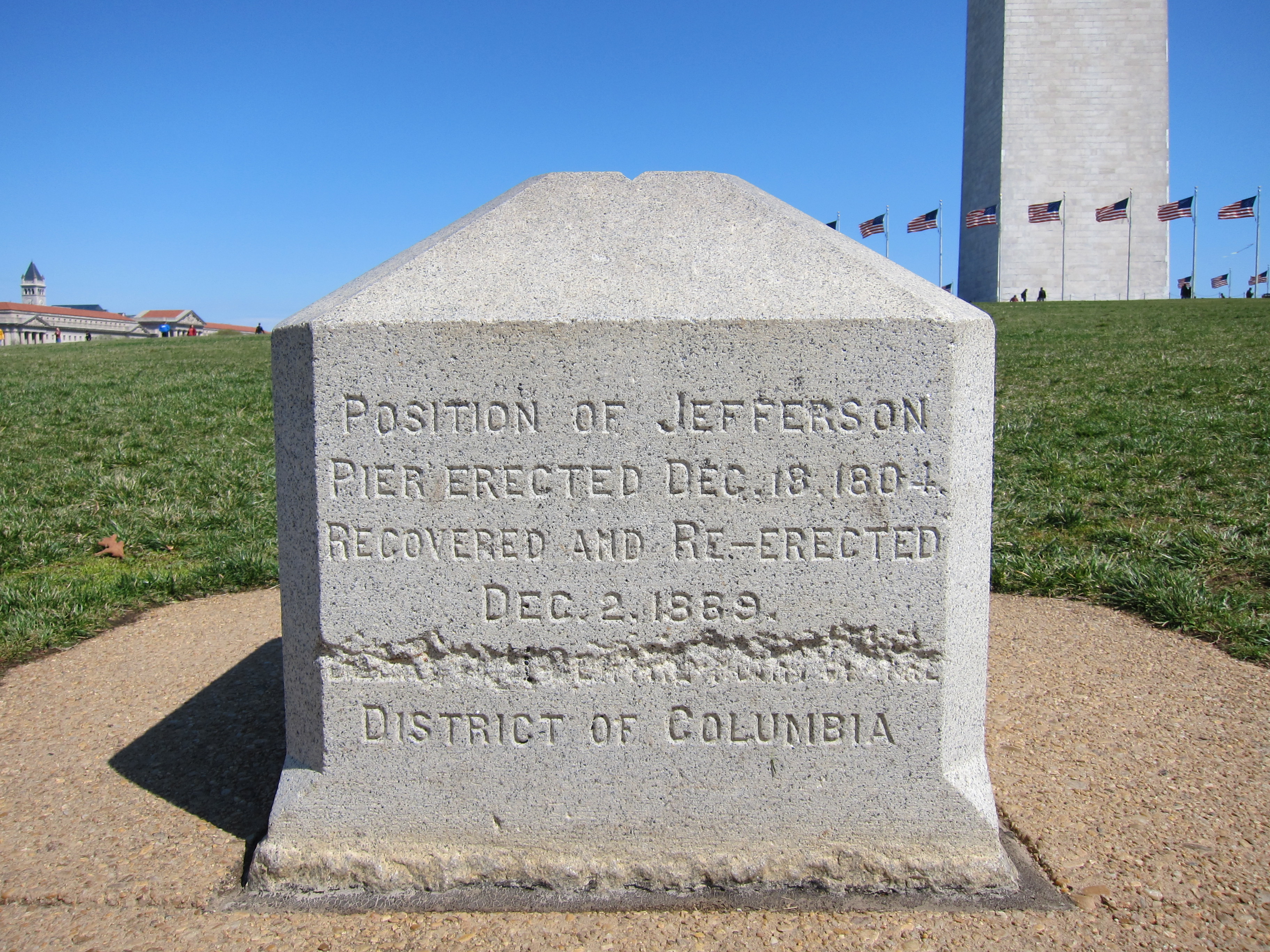 Jefferson Pier And Washington Monument