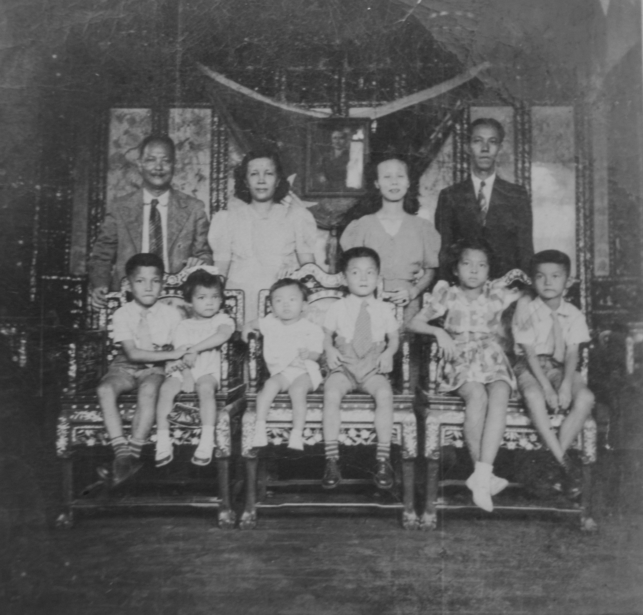 8.sánchez Children At The Asociación, C. 1940s