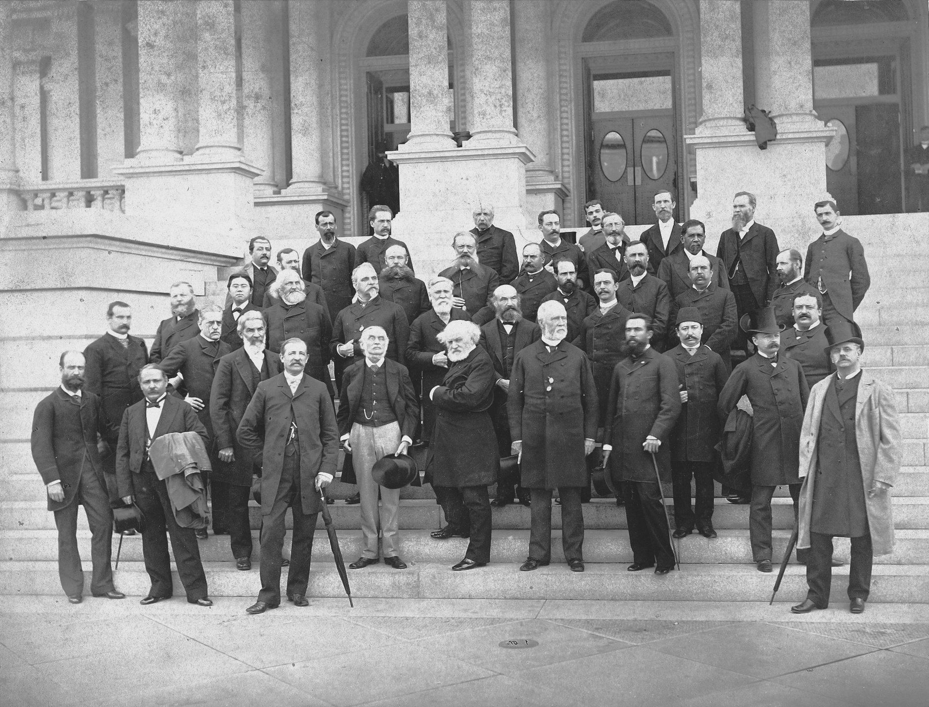 Delegates Of The International Meridian Conference (cropped)