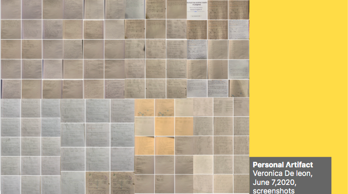 2. Veronica De Leon, Screenshot, Homework Submissions During Remote Learning